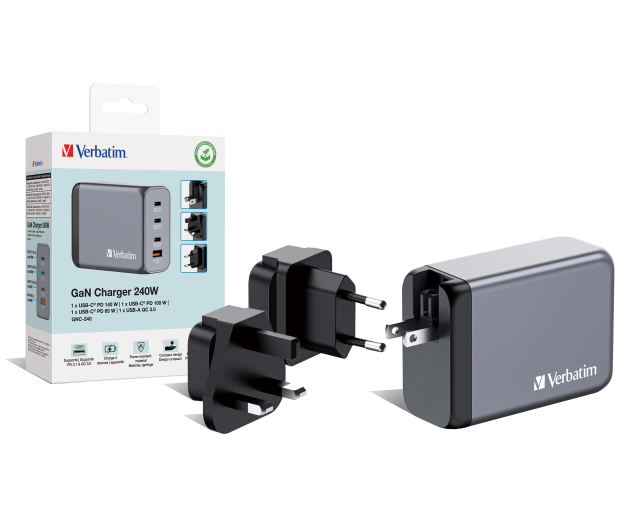 Verbatim GaN 4-w-1 240W - 1199647 - zdjęcie 4